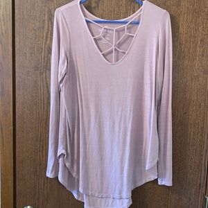 Soft and sexy cage front top